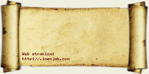 Ignjatije Stošić vizit kartica